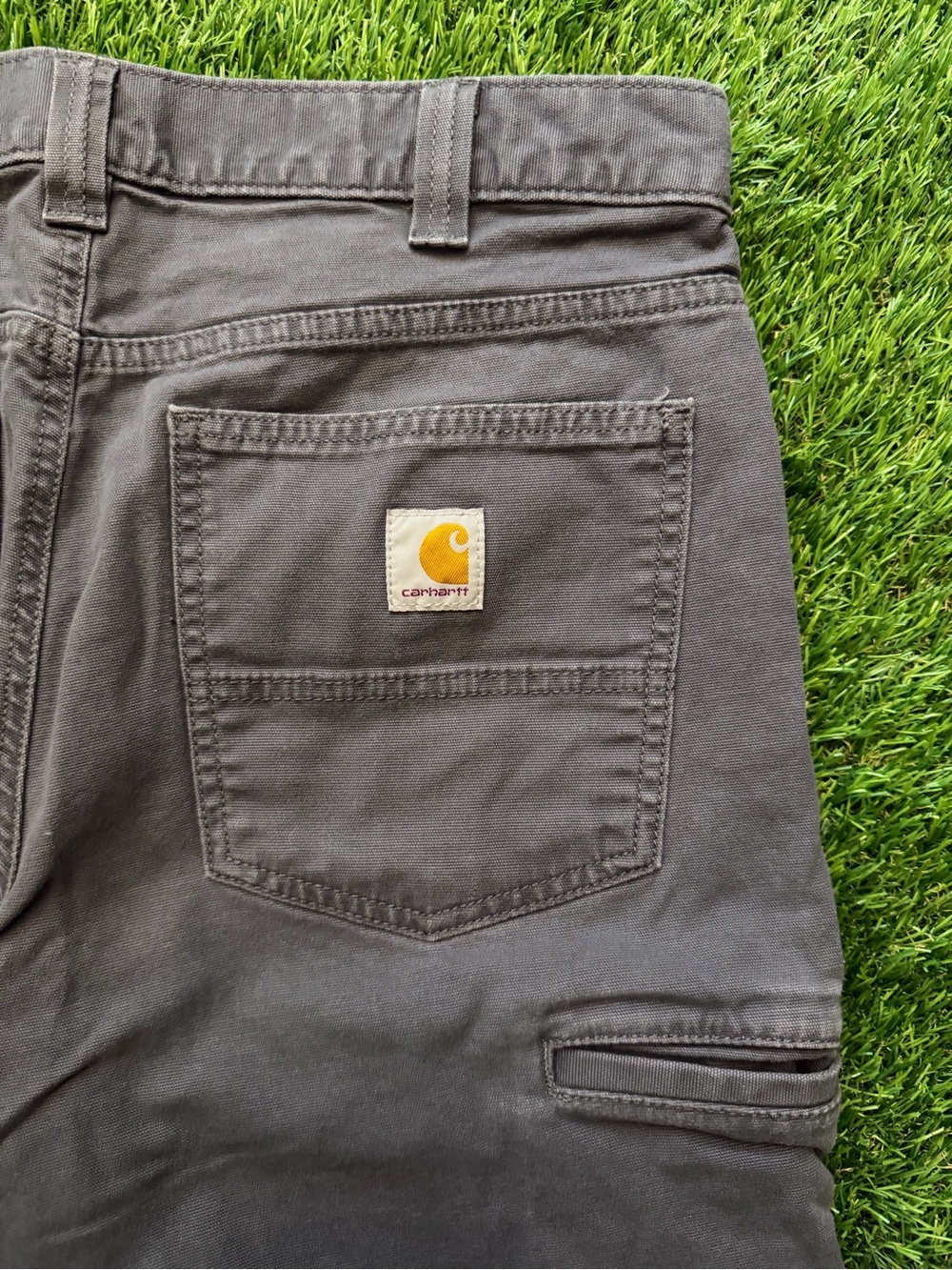 Carhartt gray chino workwear pants
